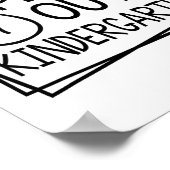 学校の最後の日の夏休み ポスター (角)