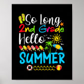 学校の最後の日の長い2年生のハローサマー。 ポスター (正面)