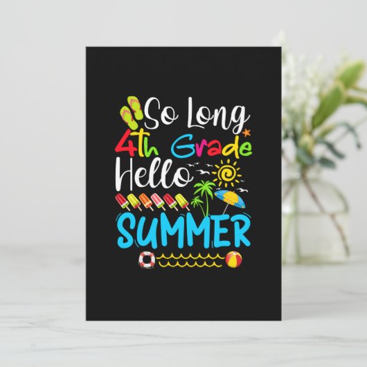 学校の最後の日の長い4年生のハローサマー。 セーブザデート (スタンド正面)