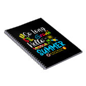 学校の最後の日の長い5年生こんにちは夏。 ノートブック (右側)