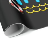 学校の最後の日の長い6年生のハローサマー。 ラッピングペーパー (ロールコーナー)