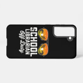 学校の最後の日の非勤務教員 SAMSUNG GALAXYケース (裏面横)