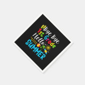 学校の最後の日バイバイ1stこんにちは夏 スタンダードカクテルナプキン (角)