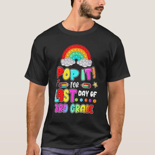 学校の最後の日ポップ・アートのそれが3年生Fiの最後の日 Tシャツ (正面)
