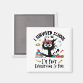 学校の最後の日素晴らし私はFuuny素晴らし Kids wo マグネット (正面/裏面)