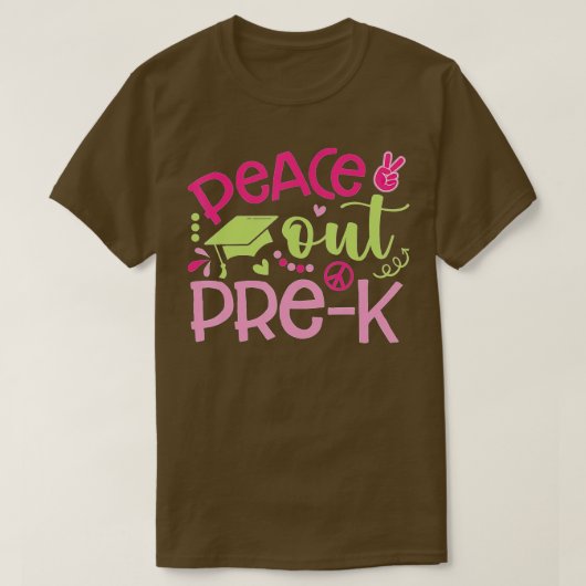 学校の最後の日PreK先生キッズヘル Tシャツ (デザイン正面)