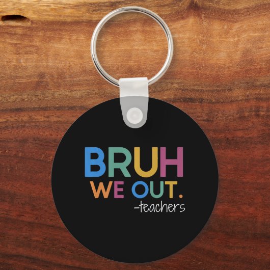 学校の最終日に先生の夏休みを取る キーホルダー (正面)