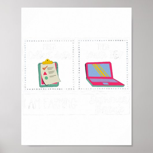 学校の最終日に夏休み先生を稼いでいる ポスター (正面)