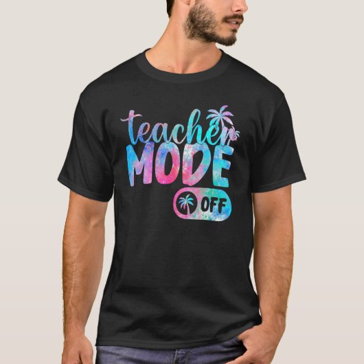 学校の最終日の先生モードの先生 Tシャツ (正面)