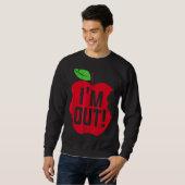 学校の最終日の夏休み先生 スウェットシャツ (正面フル)