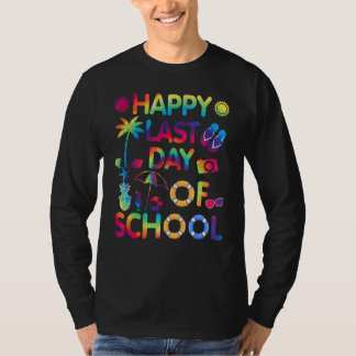 学校の最終日の学生先生非勤務時間D Tシャツ
