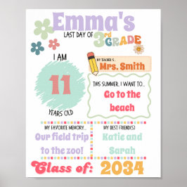 学校の最終日ポスター ポスター