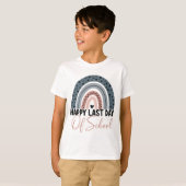 学校の最終日先生学生レインボー卒業生 Tシャツ (正面フル)