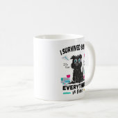 学校の最終日生き延びに コーヒーマグカップ (正面右)