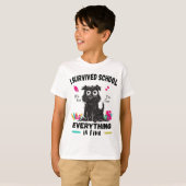 学校の最終日生き延びに Tシャツ (正面フル)