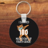 学校の最終日180年4年生の仮面日 キーホルダー (正面)