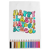 学校の最終日 ミディアムペーパーバッグ (正面)