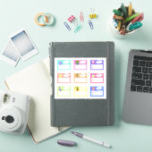 学校の本や子供の趣味のためのモンスター シール (iPadカバー)