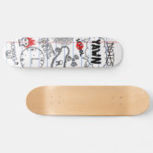 学校の板 スケートボード (横)