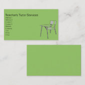 学校の椅子 名刺 (正面/裏面)