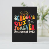 学校の永遠の先生退職したGroovy引退 招待状 (スタンド正面)