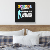 学校の澄ん保管者管理用清掃員グラ キャンバスプリント (インサイチュ (寝室))