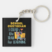 学校の澄ん保護者の学追跡 キーホルダー (裏面)