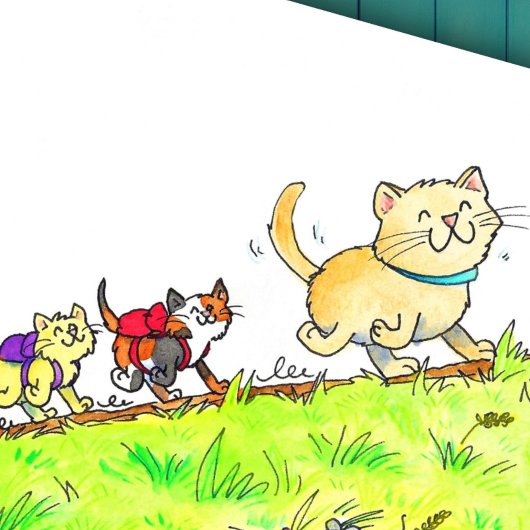 学校の猫たち ポストカード