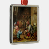 学校の猿 メタルオーナメント (右)