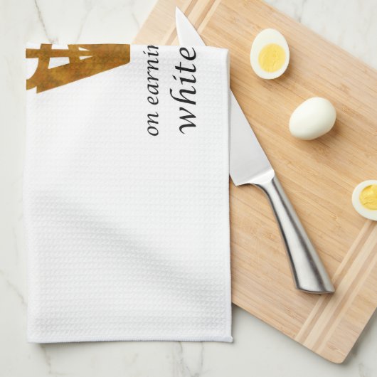 学校の獣医ホワイトコート式 キッチンタオル (四つ折り)