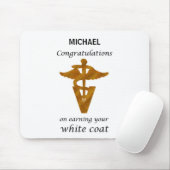 学校の獣医ホワイトコート式 マウスパッド (マウス)