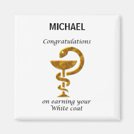 学校の獣医ホワイトコート式 マグネット