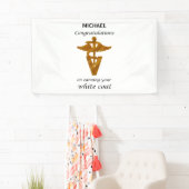 学校の獣医ホワイトコート式 横断幕 (インサイチュ)