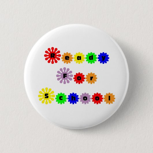 学校の用意して下さい 缶バッジ (正面)