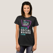 学校の社会課の月お金のためにやってる Tシャツ (正面フル)