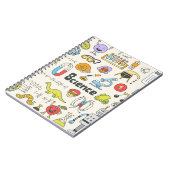 学校の科学は1をセットした。手書きヴィンテージil ノートブック (左側)