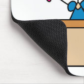 学校の科学研究所のマウスパッドの女の子 マウスパッド (コーナー)