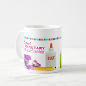 学校の秘書のコーヒー・マグ コーヒーマグカップ (正面左)