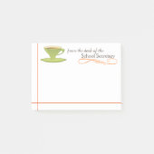 学校の秘書付箋 ポストイット (正面)