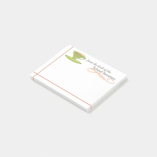 学校の秘書付箋 ポストイット (アングル)