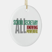 学校の秘書 セラミックオーナメント (右)