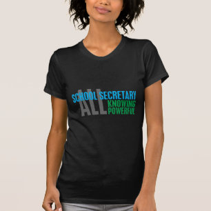 学校の秘書 Tシャツ