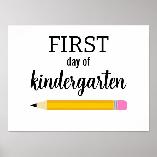 学校の第一日カスタム学校 ポスター (正面)