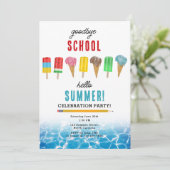 学校の終わりさよならHello Summer Poolパーティー 招待状 (スタンド正面)
