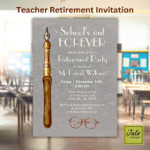 学校の終わりは永遠にヴィンテージ先生 招待状