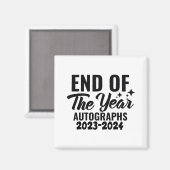 学校の終20232024日のサイン マグネット (正面/裏面)