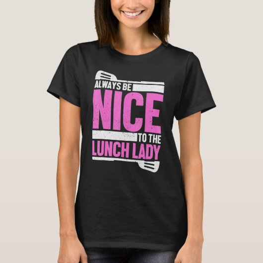 学校の給食室のヘラ - フード ディナー ル Tシャツ (正面)