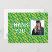 学校の色ありがとうはがき ポストカード (正面/裏面)