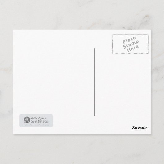 学校の色ありがとうはがき ポストカード (裏面)