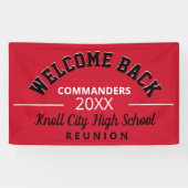 学校の色を歓迎！クラス懇親会バナー 横断幕 (横)